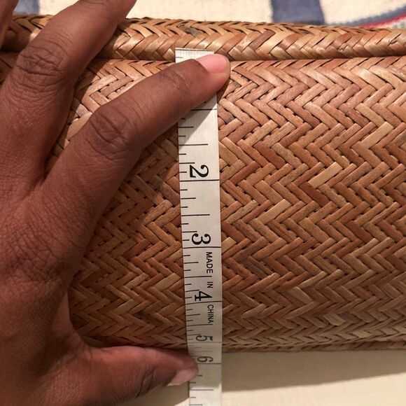 Guadalupe Aruba Tote Red White Blue Wide Stripe Cotton Canvas Prep Nautical NWT - Picture 10 of 10